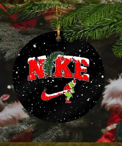 Grinch Nike Xmas Grinch Stole The Swoosh Funny 2023 Holiday Christmas Ornament