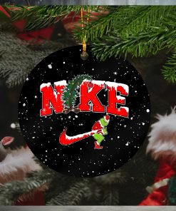 Grinch Nike Xmas Grinch Stole The Swoosh Funny 2023 Holiday Christmas Ornament