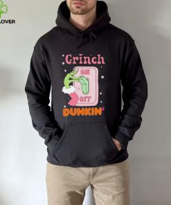 Grinch On Of Dunkin Logo Merry Christmas Shirt
