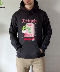 Grinch On Of Wendy’s Logo Merry Christmas Shirt