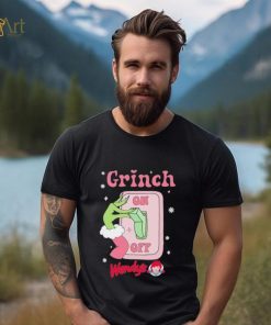 Grinch On Of Wendy’s Logo Merry Christmas Shirt