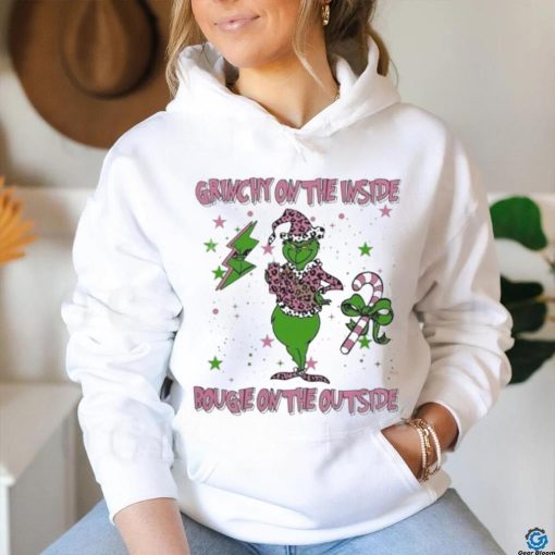 Grinch On The Inside Bougie On The Outside Christmas  hoodie, sweater, longsleeve, shirt v-neck, t-shirt