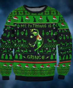 Grinch Patronus Ugly Christmas Sweater