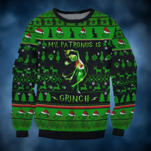 Grinch Patronus Ugly Christmas Sweater