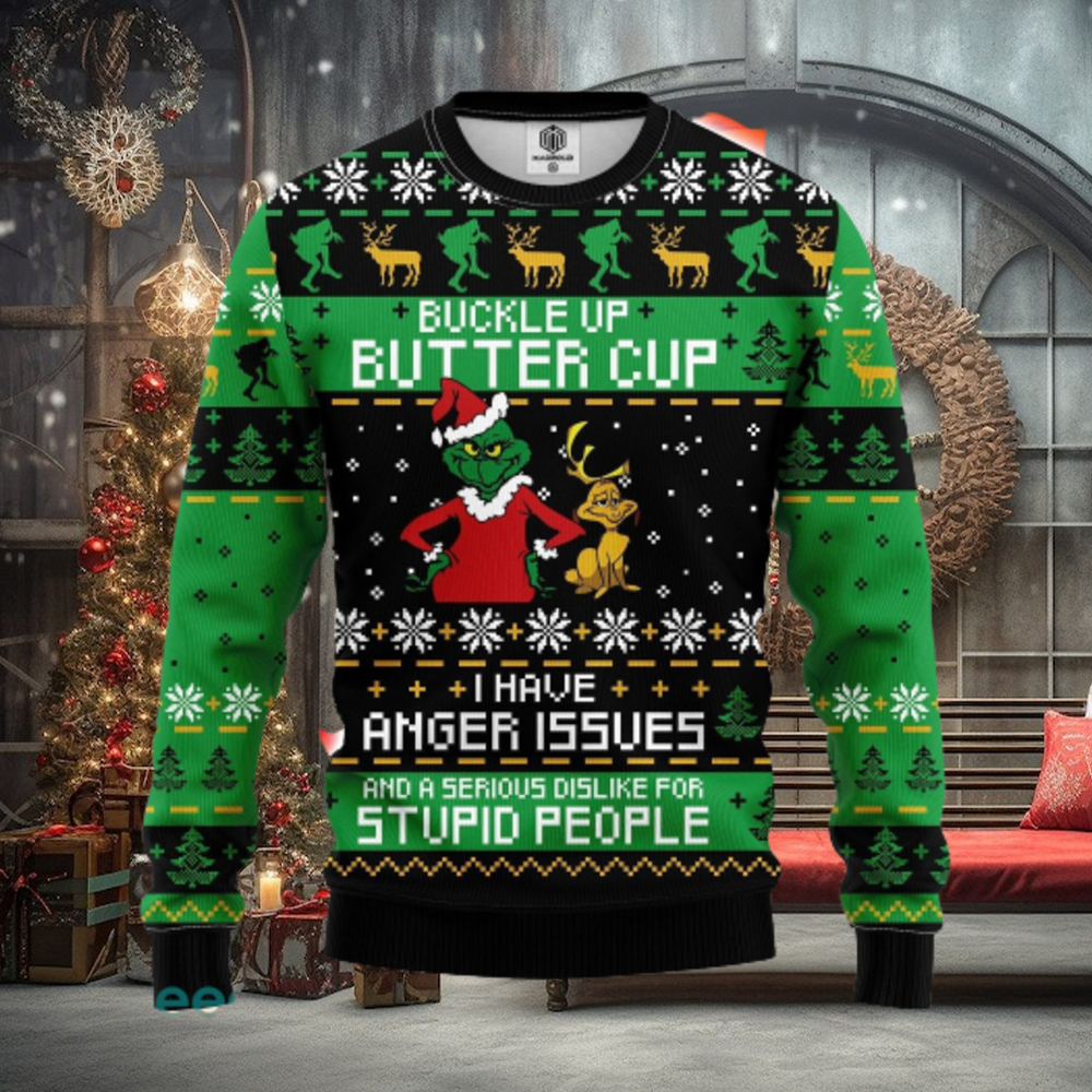 Atlanta Falcons Grinch Christmas Ugly Sweater - Teeclover