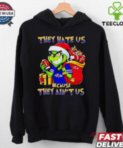 Grinch Ravens they hate us because they ain’t us Christmas hoodie, sweater, longsleeve, shirt v-neck, t-shirt