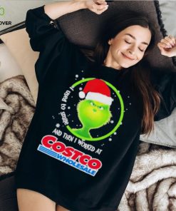 Grinch Santa Claus I used to smile and then i worked at Costco Wholesale christmas hoodie, sweater, longsleeve, shirt v-neck, t-shirt