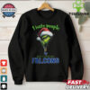 Grinch Santa Hat I Hate People But I Love My Michigan Wolverines Christmas Logo Shirt