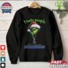 Grinch Santa Hat I Hate People But I Love My Florida A&M Rattlers Christmas Logo Shirt