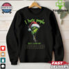Grinch Santa Hat I Hate People But I Love My Georgia Southern Eagles Christmas Logo Shirt