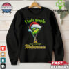 Grinch Santa Hat I Hate People But I Love My Arizona State Sun Devils Christmas Logo Shirt