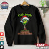 Grinch Santa Hat I Hate People But I Love My TCU Horned Frogs Christmas Logo Shirt