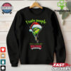 Grinch Santa Hat I Hate People But I Love My Northern Illinois Huskies Christmas Logo Shirt
