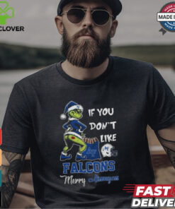 Grinch Santa If You Don’T Like Air Force Falcons Merry Kissmyass 2024 Shirt
