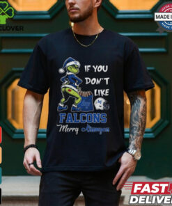 Grinch Santa If You Don’T Like Air Force Falcons Merry Kissmyass 2024 Shirt