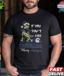 Grinch Santa If You Don’T Like BYU Cougars Merry Kissmyass 2024 Shirt