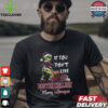 Grinch Santa If You Don’T Like NC State Wolfpack Merry Kissmyass 2024 Shirt