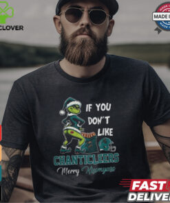 Grinch Santa If You Don’T Like Coastal Carolina Chanticleers Merry Kissmyass 2024 Shirt