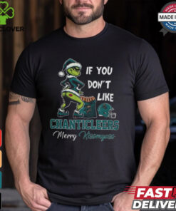 Grinch Santa If You Don’T Like Coastal Carolina Chanticleers Merry Kissmyass 2024 Shirt
