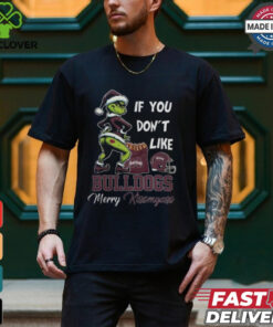 Grinch Santa If You Don’T Like Mississippi State Bulldogs Merry Kissmyass 2024 Shirt