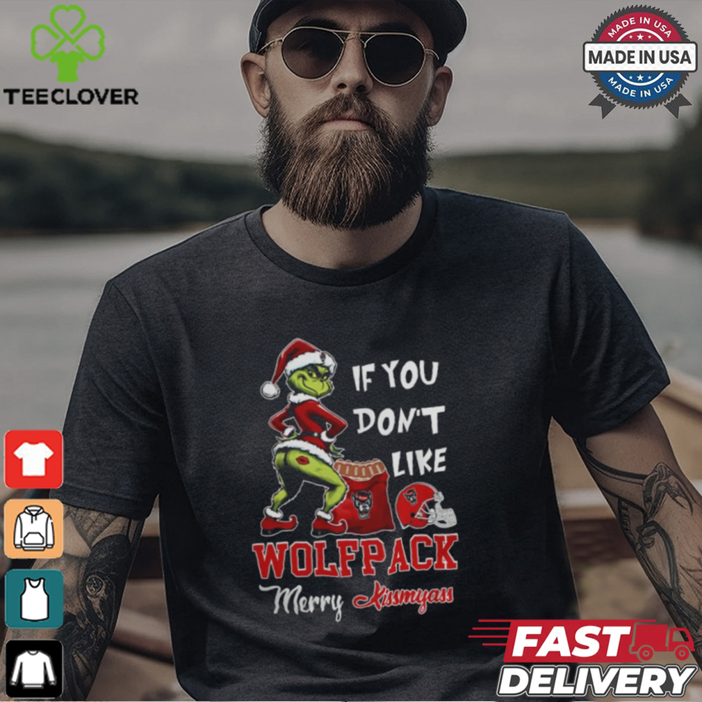 Grinch Santa If You Don’T Like NC State Wolfpack Merry Kissmyass 2024 Shirt Grinch Santa If You Don’T Like NC State Wolfpack Merry Kissmyass 2024 Shirt
