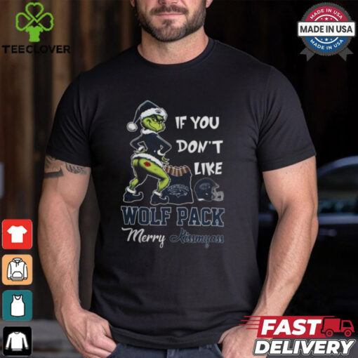 Grinch Santa If You Don’T Like Nevada Wolf Pack Merry Kissmyass 2024 Shirt