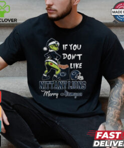Grinch Santa If You Don’T Like Penn State Nittany Lions Merry Kissmyass 2024 Shirt