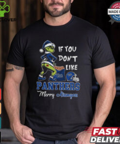 Grinch Santa If You Don’T Like Pittsburgh Panthers Merry Kissmyass 2024 Shirt