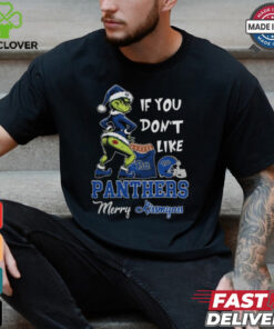 Grinch Santa If You Don’T Like Pittsburgh Panthers Merry Kissmyass 2024 Shirt