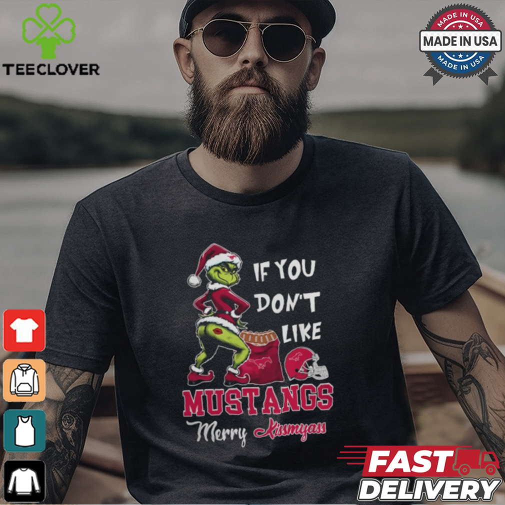 Grinch Santa If You Don’T Like SMU Mustangs Merry Kissmyass 2024 Shirt Grinch Santa If You Don’T Like SMU Mustangs Merry Kissmyass 2024 Shirt