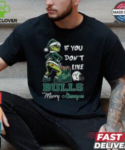 Grinch Santa If You Don’T Like South Florida Bulls Merry Kissmyass 2024 Shirt