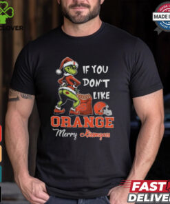 Grinch Santa If You Don’T Like Syracuse Orange Merry Kissmyass 2024 Shirt