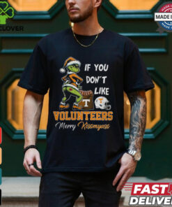 Grinch Santa If You Don’T Like Tennessee Volunteers Merry Kissmyass 2024 Shirt