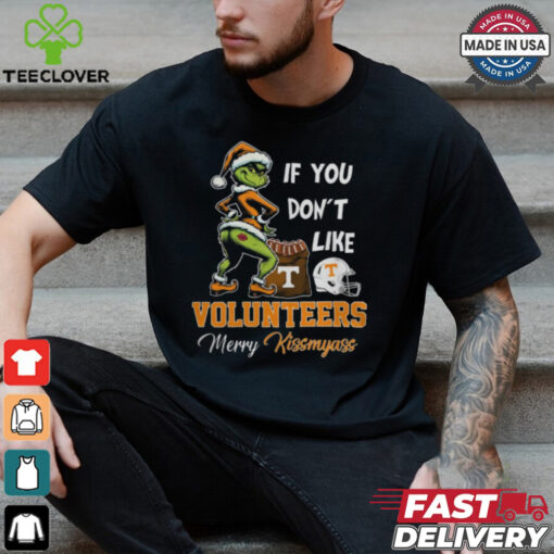 Grinch Santa If You Don’T Like Tennessee Volunteers Merry Kissmyass 2024 Shirt