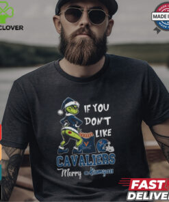 Grinch Santa If You Don’T Like Virginia Cavaliers Merry Kissmyass 2024 Shirt
