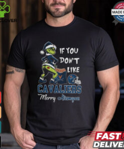 Grinch Santa If You Don’T Like Virginia Cavaliers Merry Kissmyass 2024 Shirt