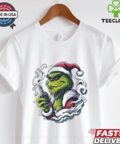 Grinch Santa Vaper Merry Christmas shirt