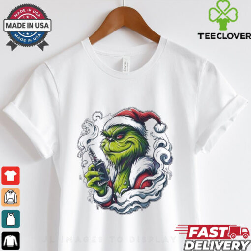 Grinch Santa Vaper Merry Christmas shirt