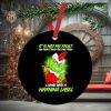 NFL Cleveland Browns And Grinch Xmas Ornament Custom Your Name 2023 Christmas Tree Decorations