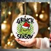 Grinch Christmas Ornament, Xmas Ornament 2023