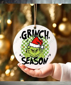 Grinch Season Grinchmas In My Grinches Era Grinch Christmas Ornament