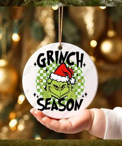 Grinch Season Grinchmas In My Grinches Era Grinch Christmas Ornament