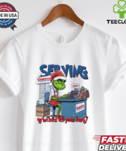 Grinch Serving Grinches All Year Long Merry Christmas shirt