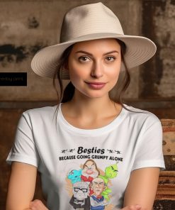 Grinch Smurf Dwarfs besties because going grumpy alone is just not as much fun shirt