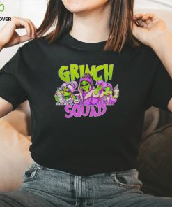 Grinch Squad Boujee Leopard Purple Merry Christmas Shirt