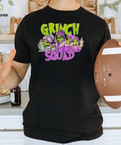 Grinch Squad Boujee Leopard Purple Merry Christmas Shirt