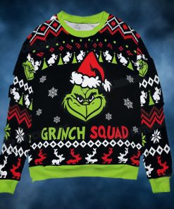 Grinch Squad Ugly Christmas Sweater Xmas Gift