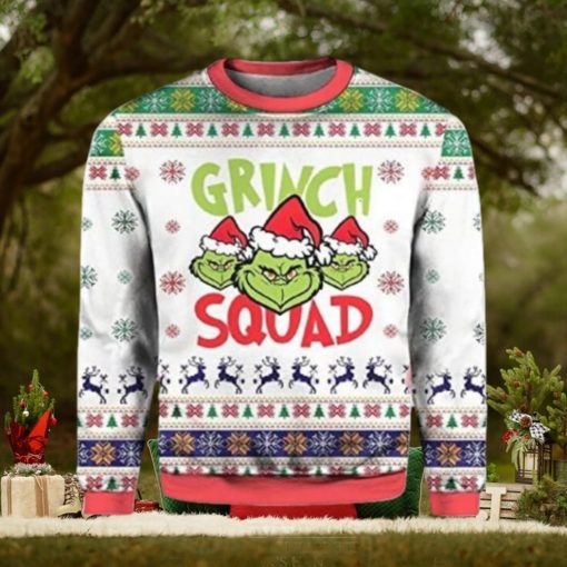 Grinch Squad Ugly Christmas Sweater