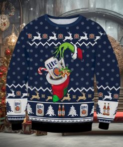 Grinch Steal Lite Beer In Christmas Ugly Sweater, Ugly Sweater Apparel