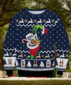 Grinch Steal Lite Beer In Christmas Ugly Sweater, Ugly Sweater Apparel